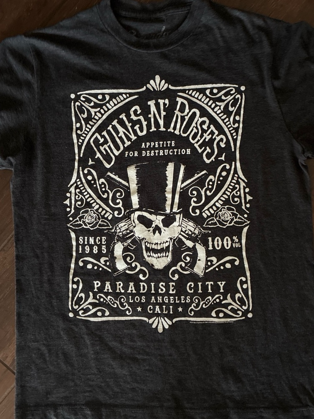 Used Heather black Guns N Roses Graphic Tee. Men’s size small